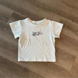 With Jean Graphic Baby Tee